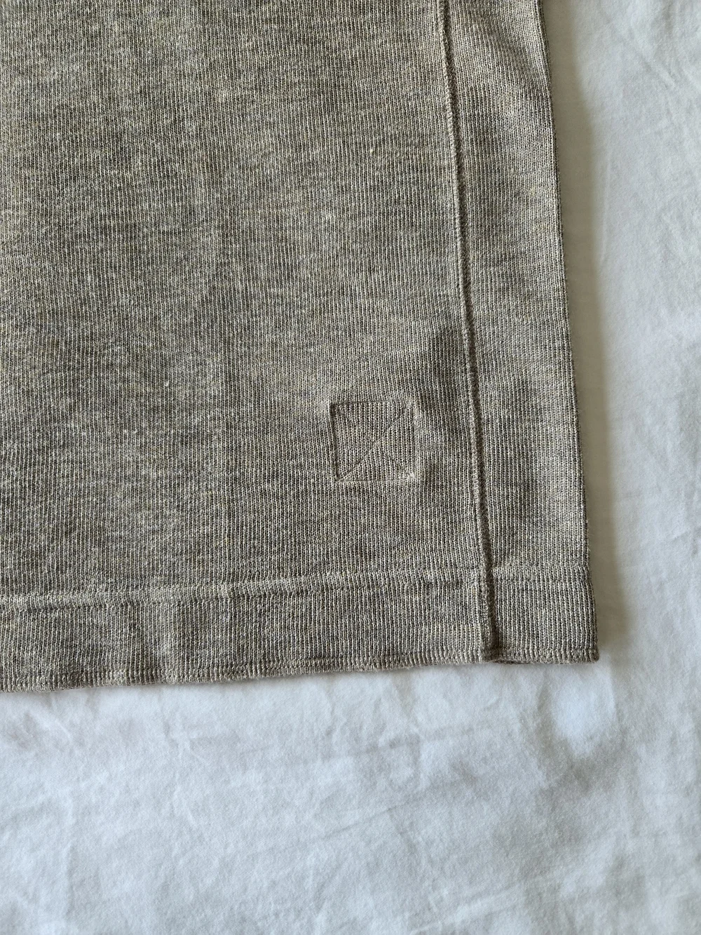 Banana Republic Men's Crewneck Sweater - Taupe Heather, Size L, NWT